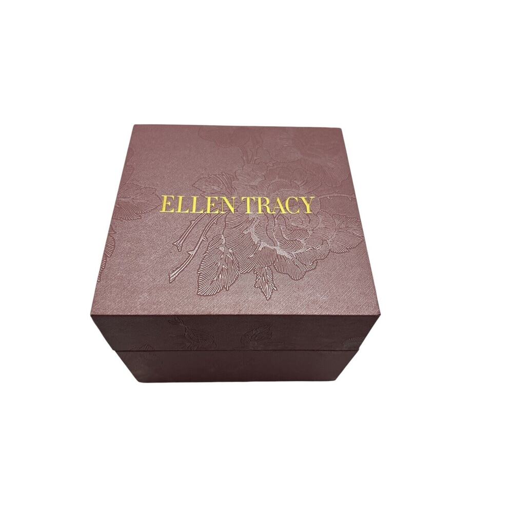 Ellen Tracy Women’s Set Watch Necklace Earring - Picture 3 of 3